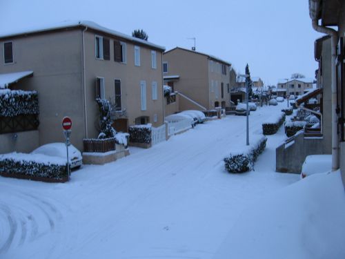 photo : neige a Lyon Saint Priest 02 (09/01/2010)