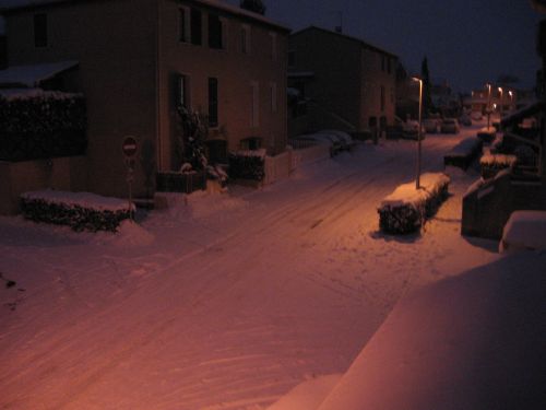 photo : neige a Lyon Saint Priest 24 (09/01/2010)