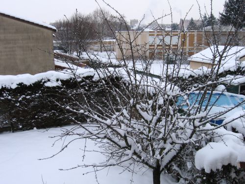 photo : neige a Lyon Saint Priest 09 (10/01/2010)
