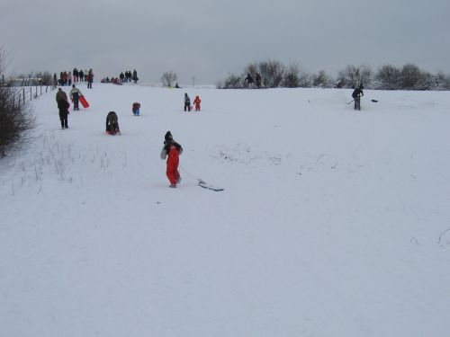 photo : piste de ski et luge de Saint Priest 25 (10/01/2010)