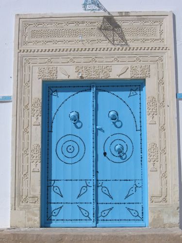 photo : 15 Porte ouvragee pres de la Grande mosquee de Kairouan (19/05/2010)