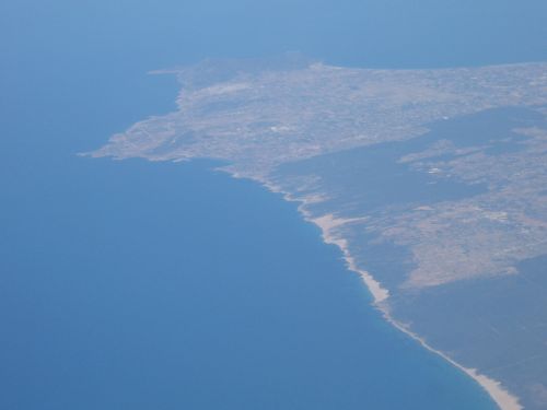 photo : 12 La cote nord de la Tunisie vu d avion (22/05/2010)