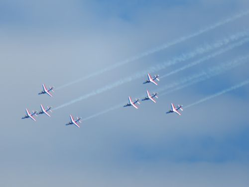 photo : la patrouille de france a pornic 28 (22/07/2018)