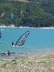 Planche a voile au lac de Monteynard (album photos).