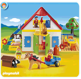 Playmobil premier âge : grande ferme (agrandir l'image ; nouvelle fenêtre).