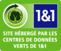 Site hébergé par les centres de données verts de 1&1.