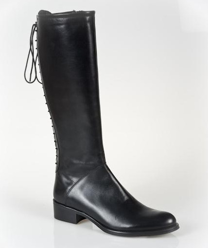 photo : bottes femme en cuir noir a talons Beryl 7739 159 euros
