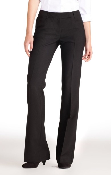 photo : pantalon bootcut noir a moins 20 pourcent 12 euros