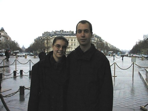 photo : 13 Lucie et Herve sous l Arc de Triomphe