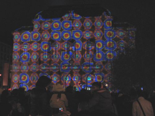 photo : Fete des lumieres Lyon 8 decembre 2007 15