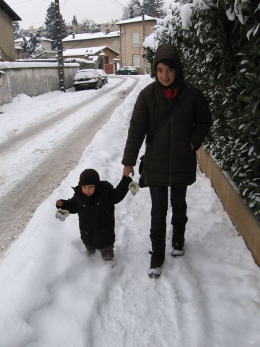 photo : neige a Lyon Saint Priest 20 (10/01/2010)