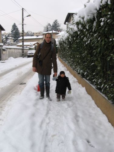 photo : neige a Lyon Saint Priest 22 (10/01/2010)