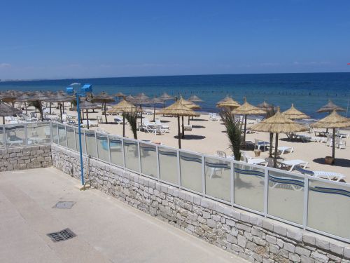 photo : 02 La plage de l hotel El Shems de la CNRO (22/05/2010)