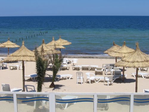 photo : 03 La plage de l hotel El Shems de Monastir (22/05/2010)