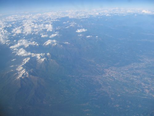photo : 18 Les alpes vues d avion (22/05/2010)
