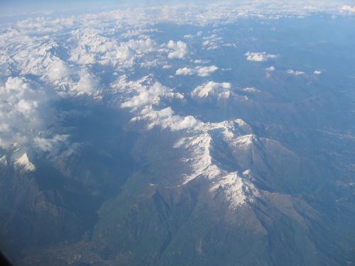 photo : 19 Les alpes vues du ciel (22/05/2010)