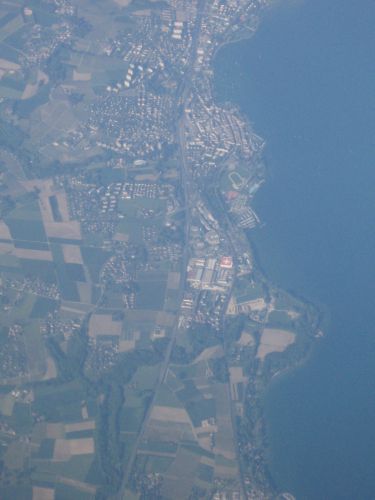 photo : 23 Le lac Leman vu d avion (22/05/2010)