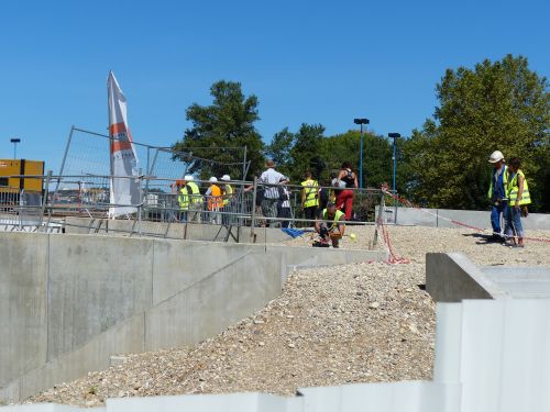 photo : Installation du pont Raymond Barre a Lyon 02 (03/09/2013)