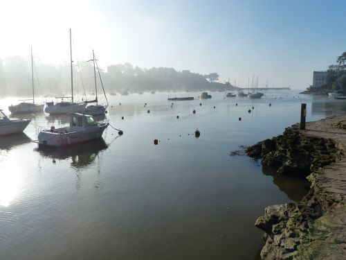 photo : Le port de Pornic dans la brume 07 (31/12/2014)