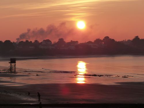 photo : dernier coucher de soleil de l annee 01 (31/12/2014)