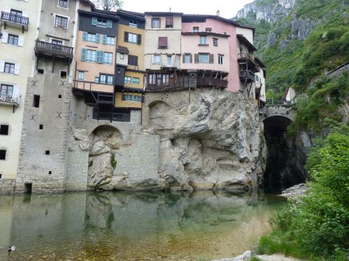 photo : Maisons suspendues de Pont en Royans 03 (08/05/2015)