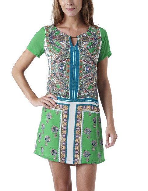 photo : robe foulard Promod